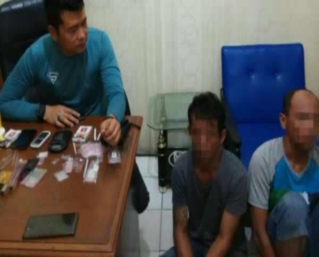 Dua Pria Diringkus Sat Narkoba Polresta Pekanbaru, Miliki Narkoba Jenis Sabu Sabu