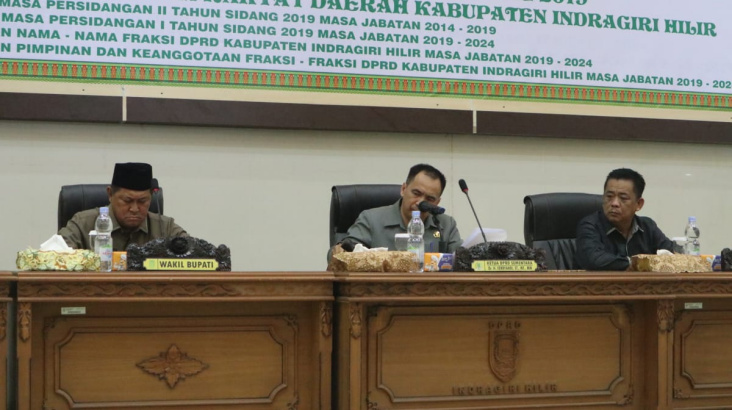 DPRD Inhil Tetapkan Daftar Nama Fraksi