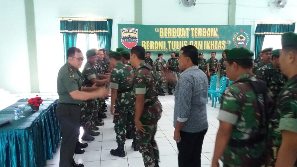 Dandim 0320/Dumai Cek Personel TNI dan PNS