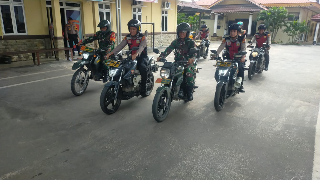 Patroli Sinergitas 3 Pilar di Dumai, TNI, Polri, dan Pemda Perkuat Keamanan Menjelang Pemilu