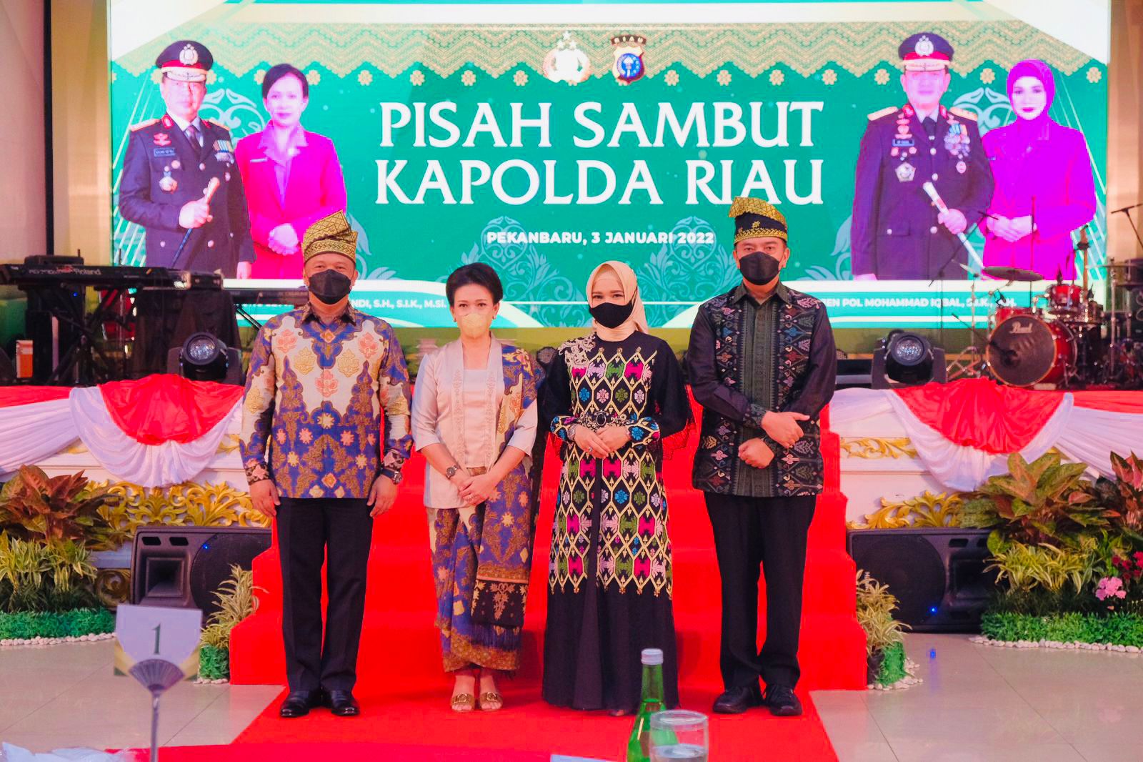 Malam Pisah Sambut Kapolda Riau, Irjen Mohammad Iqbal Berterimakasih