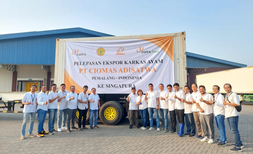 Pekan Ini, JAPFA Kembali Pasok Ayam Hidup dan Karkas Ayam ke Singapura