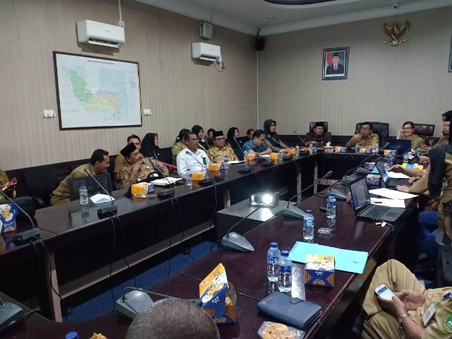 Rapat Terkait Vaksin MR di Meranti