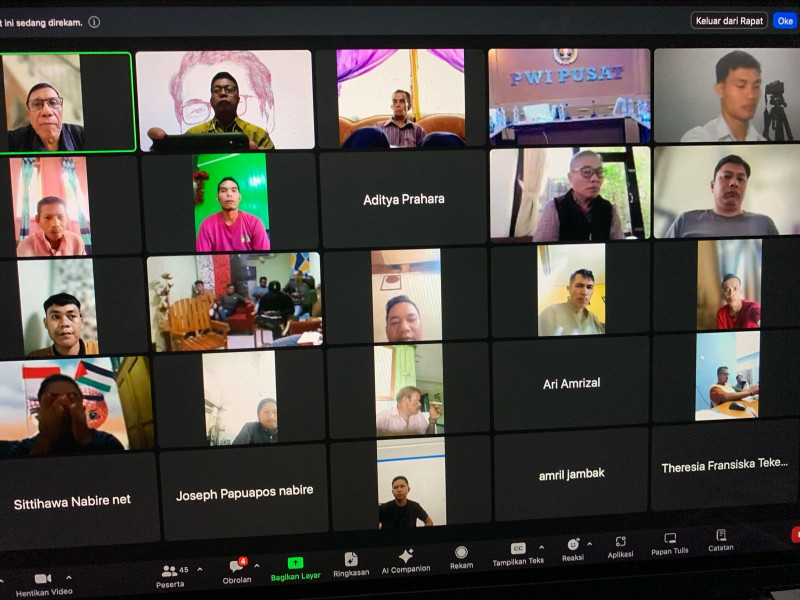 Ketum Membuka Pra-UKW PWI Riau dan Papua Tengah, UKW dan SJI Prioritas Program PWI Pusat