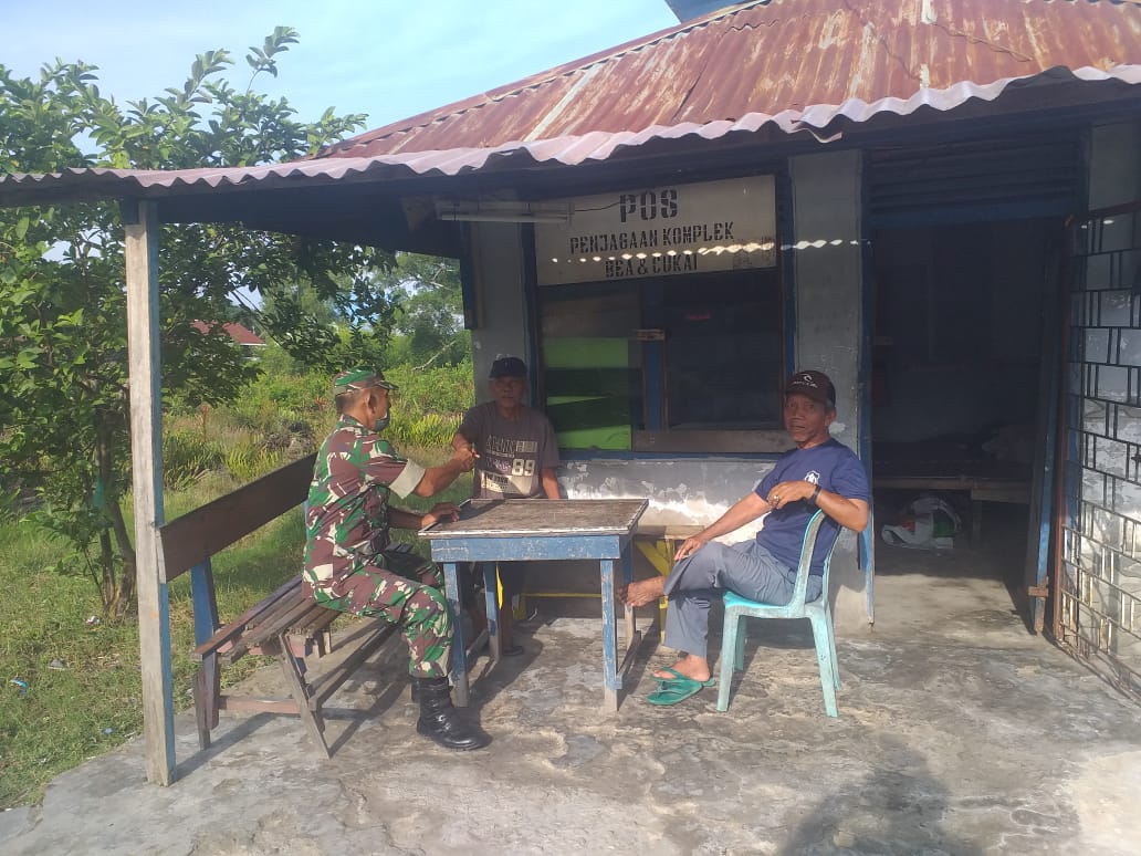 Lakukan Komsos, Ini Yang Disampaikan Serma RP Sianipar