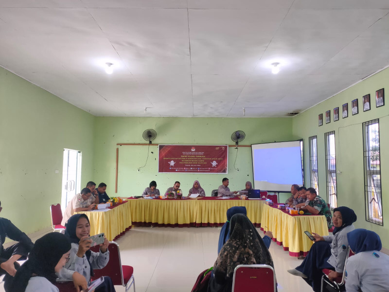 Pastikan Berjalan Dengan Lancar, Pelda Hendrianto Hadiri Rapat Pleno Terbuka DPSHP