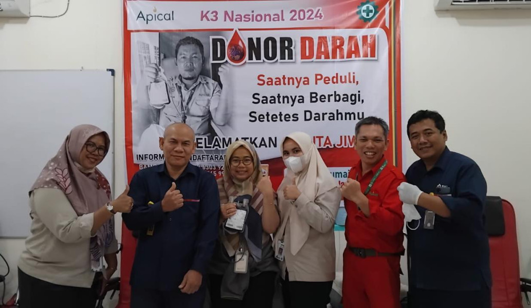 Apical Gelar Donor Darah Sempena Bulan K3