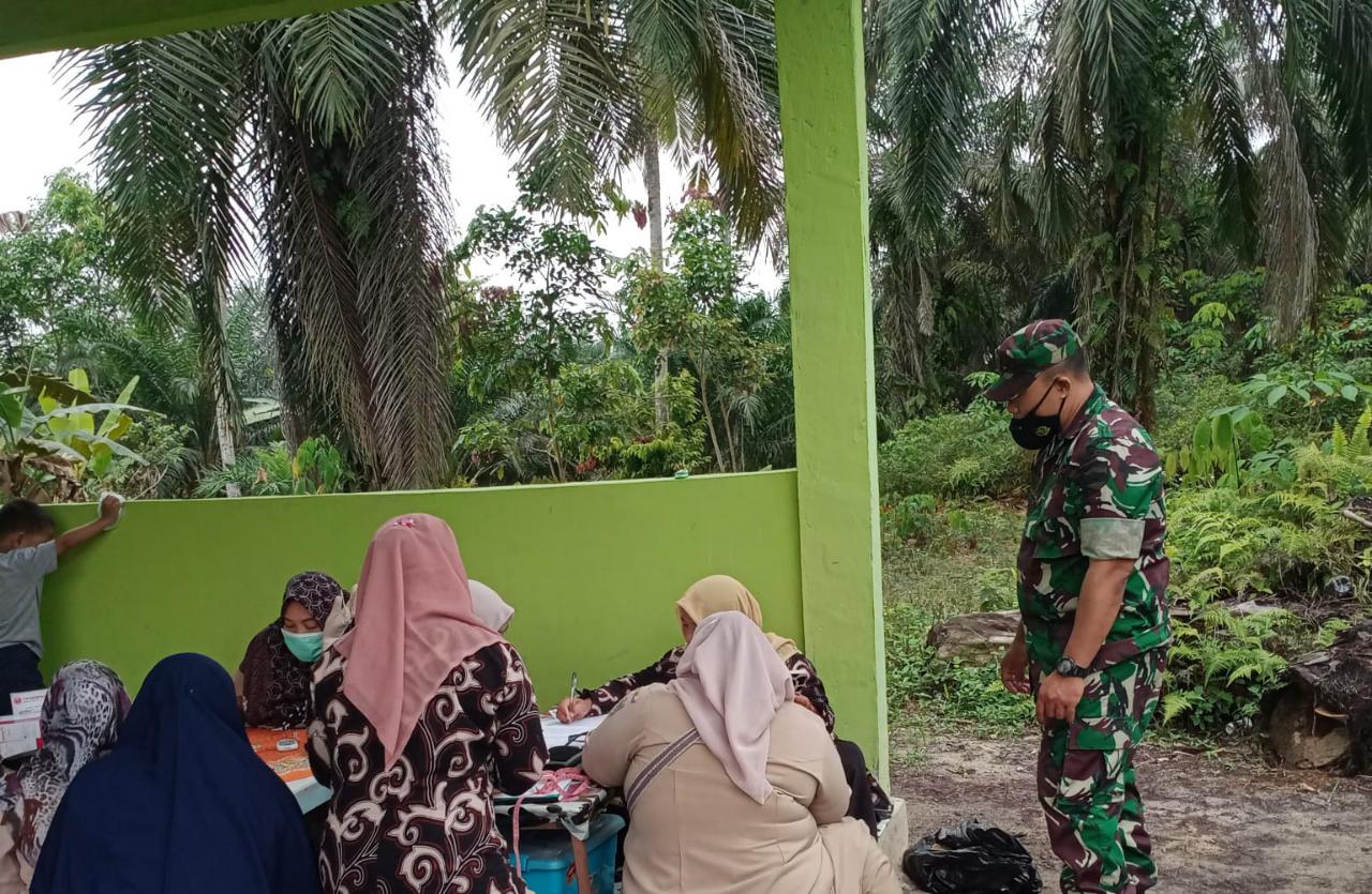 Pelda Joko Dampingi Kegiatan Posyandu