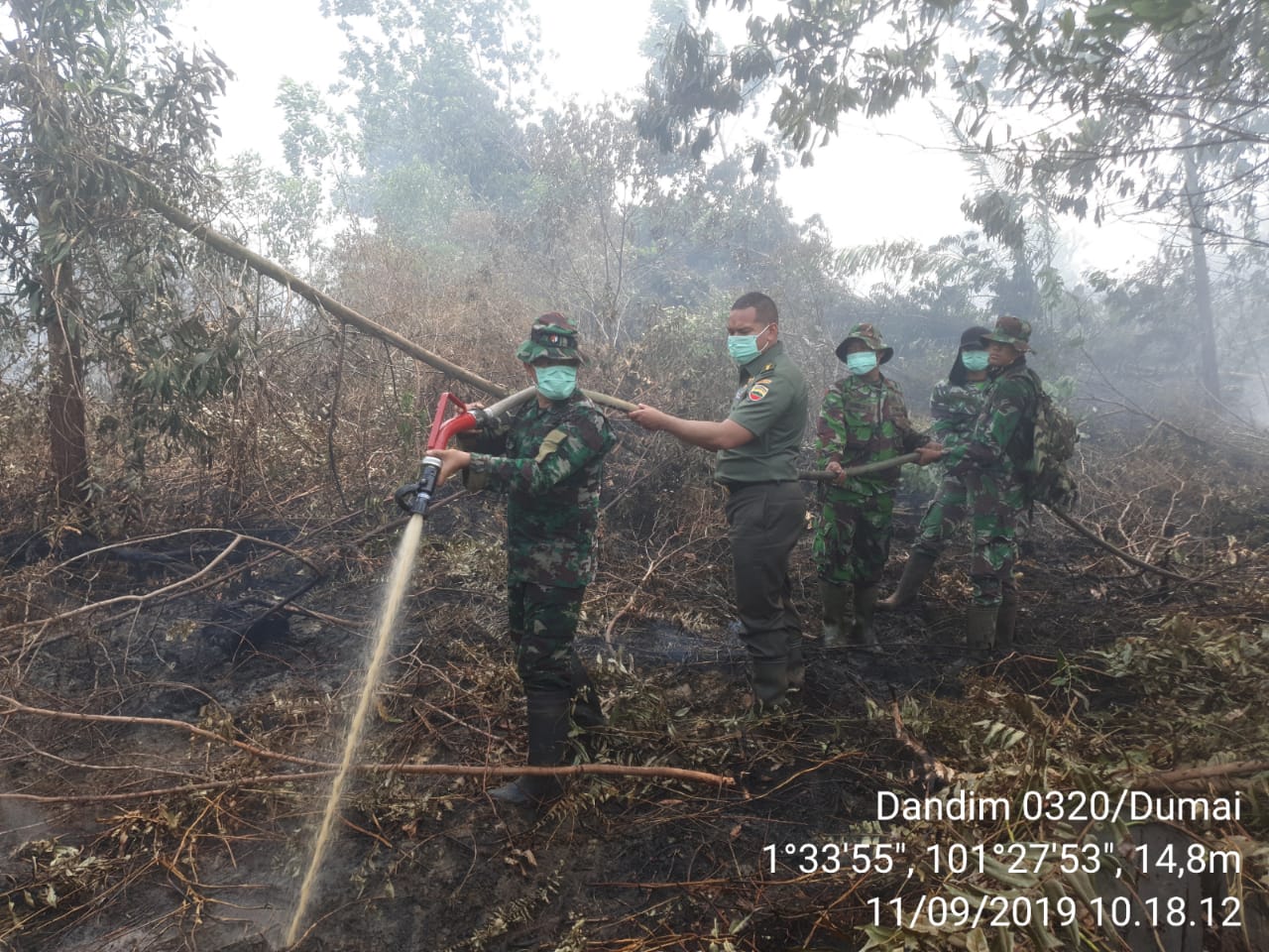 Dandim 0320/Dumai Gelar Orientasi Karhutla bersama Letkol Inf Irdhan