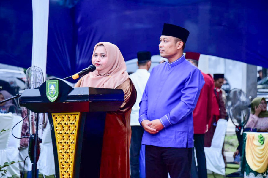 Safari Ramadhan di Bathin Solapan, Bupati Kasmarni Komitmen Majukan Pembangunan