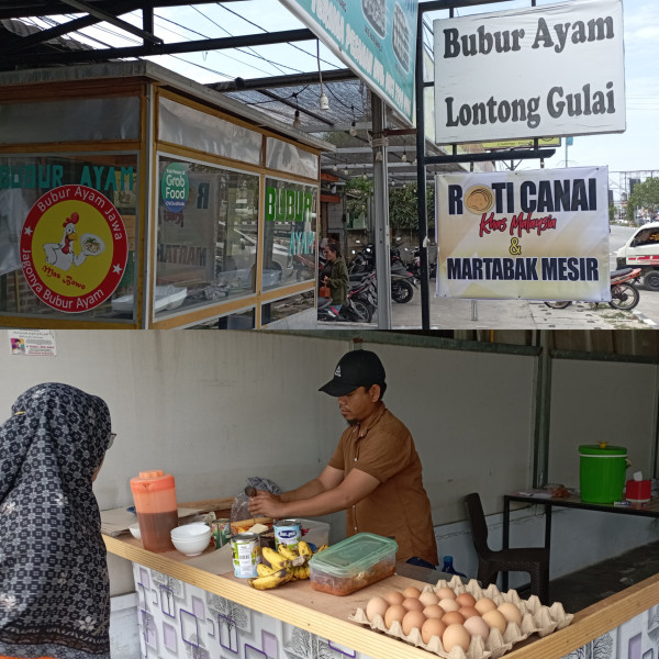 Roti Canai Khas Malaysia Hadir di Gerai Bubur Ayam Jawa Mas Bowo