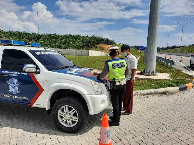 Tiga Kendaraan Ditilang, Melewati Batas 80 Kilometer di Tol Pekanbaru-Dumai