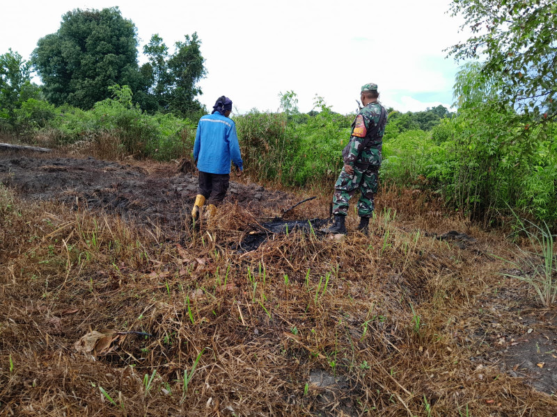 Serda Priyo Patroli di Wilayah Binaannya Untuk Mencegah Terjadinya Karhutla