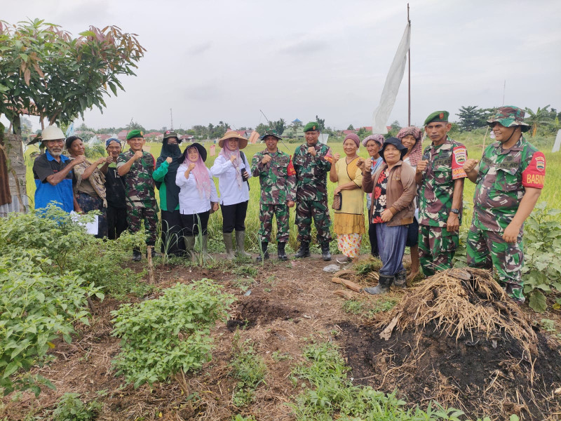 Babinsa Dumai Timur Gelar Penyuluhan Pertanian Lapangan