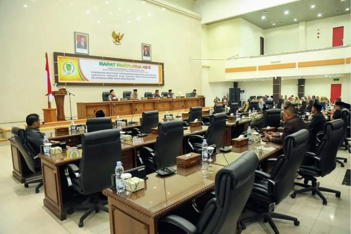 DPRD Taja Paripurna Tentang Pandangan Umum Fraksi Terhadap Ranperda Pertanggungjawaban APBD 2023