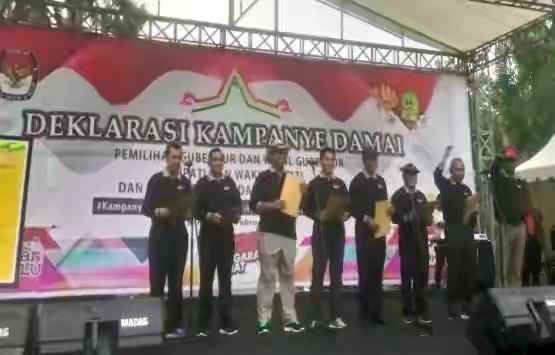 KPU Riau Gelar Deklarasi Kampanye Damai