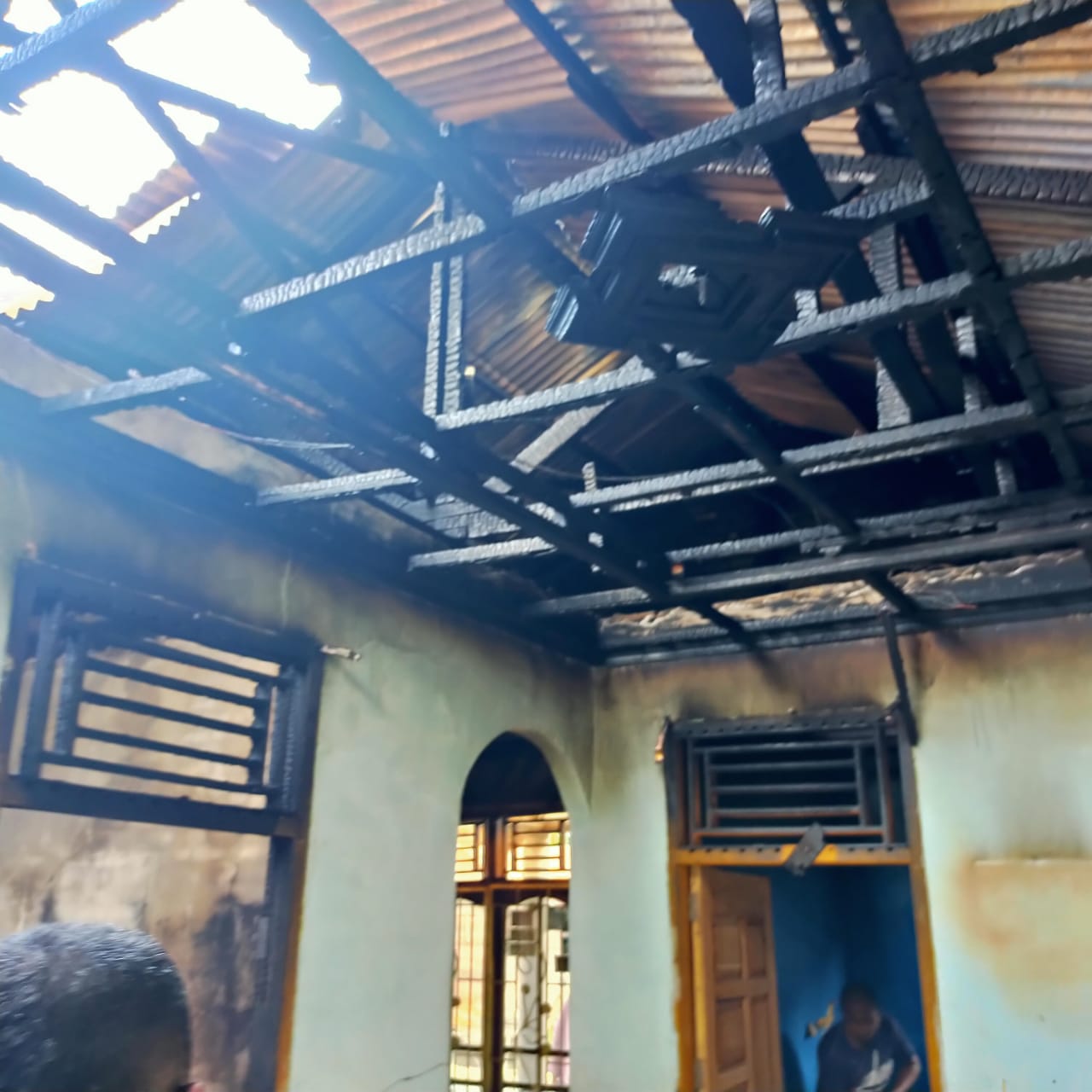 1 Unit Rumah Permanen di Pelalawan Ludes Dilalap Api
