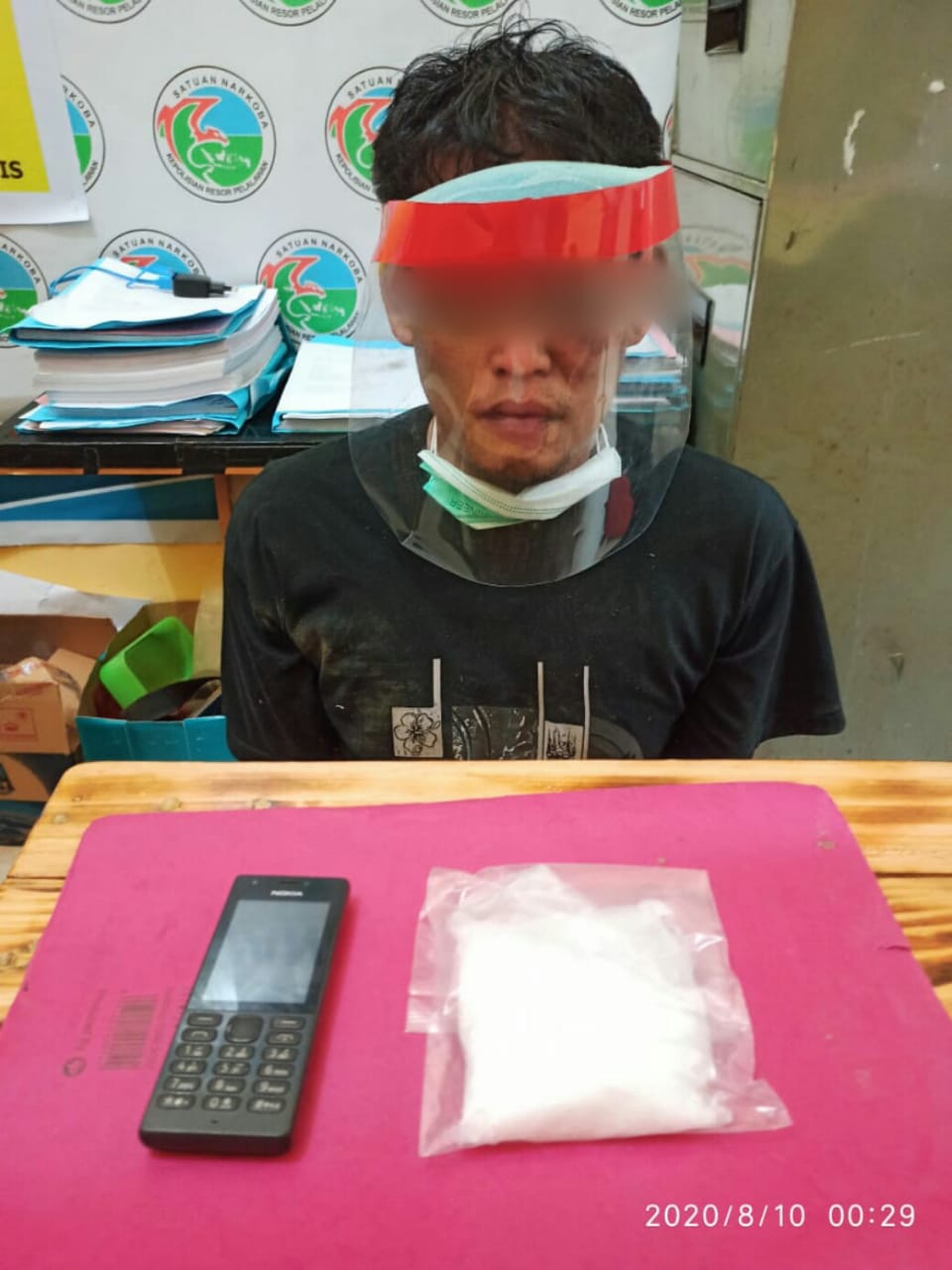 Sembunyikan Sabu di Tumpukan Batubata, Warga Kampar Masuk Sel