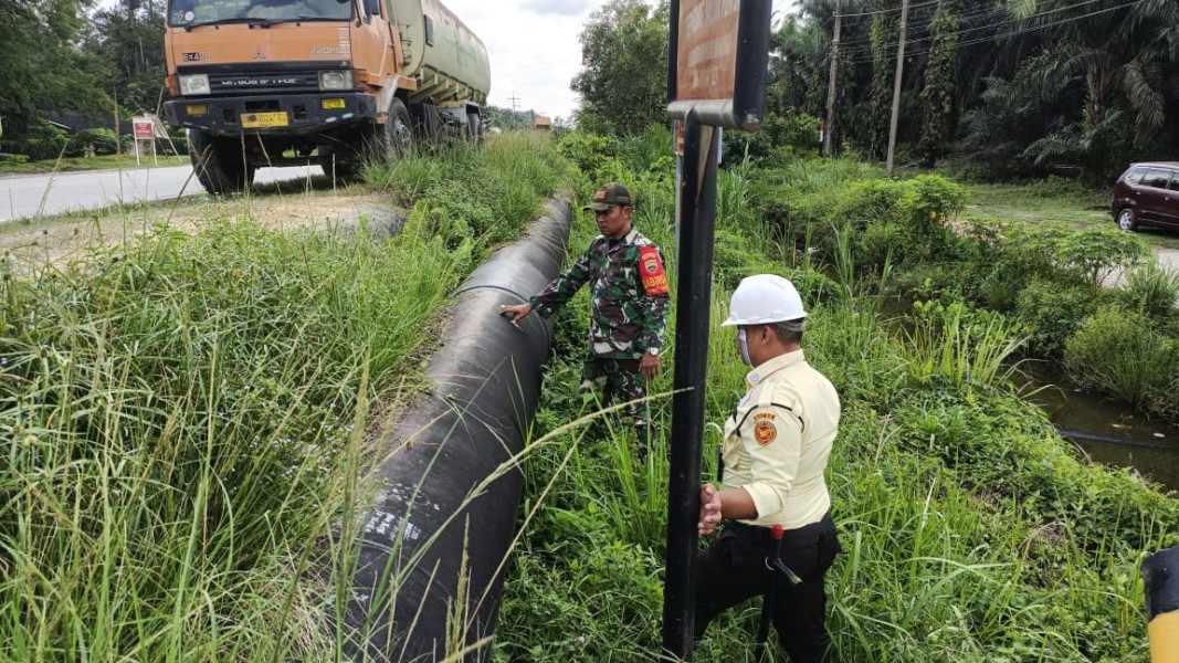 TNI dan SKK Migas Bersinergi, Patroli Keamanan Pipa Minyak Digelar di Bukit Kapur
