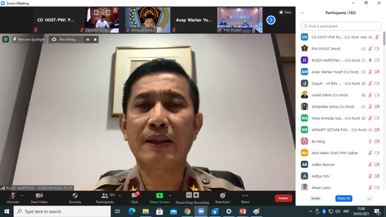 Penegak Hukum Perlu Memahami UU Pers