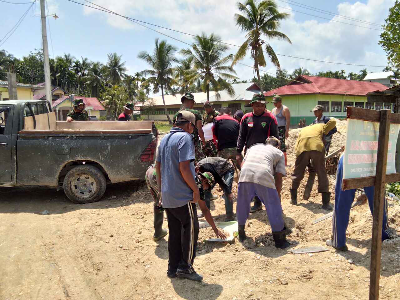 Masyarakat Bisa Dapatkan Hasil Bumi untuk Didistribusikan dari Kegiatan TMMD Ke-101 Kodim 0314/Inhil