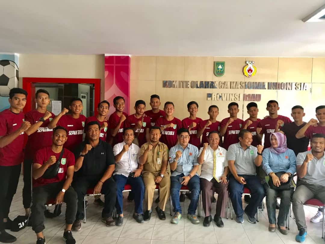 Demi Tiket PON XX 2020, Tim Sepakbola Porwil Riau Bertolak Lebih Awal