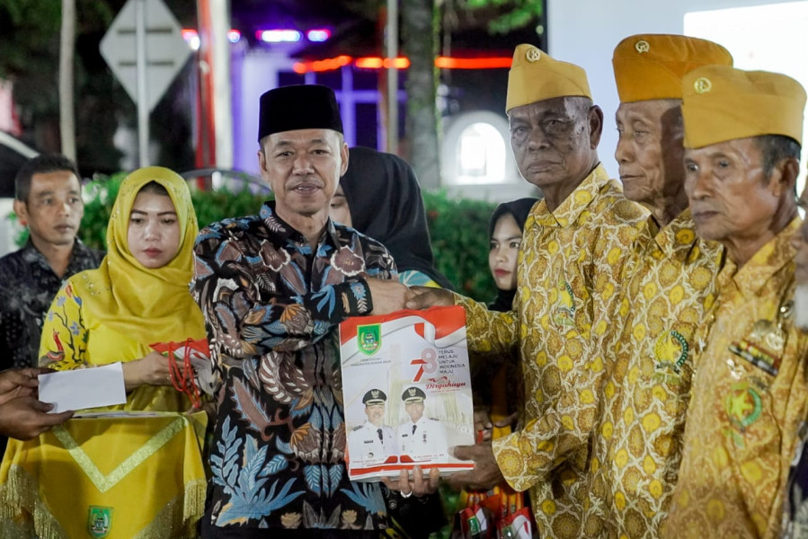 Pemkab Rohil Gelar Resepsi Kenegaraan dan Syukuran HUT RI Ke- 78