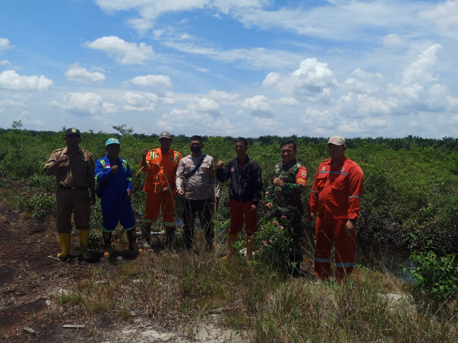 Serka Albinur Lubis Laksanakan Giat Sosialisasi Pencegahan Karhutla