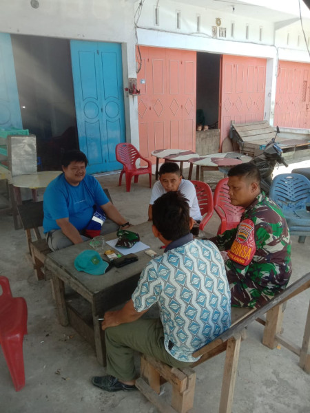 Sertu Afnal Temui Masyarakat, Guna Laksanakan Komsos