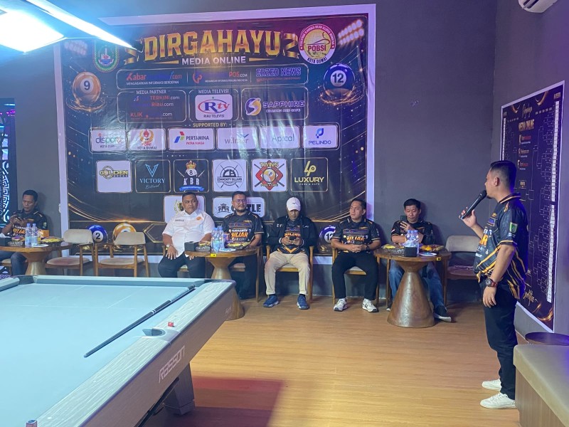 Sempena HUT Media 3 Media Online, Turnamen Biliar Riau-Sumbar 2026 Resmi Digelar