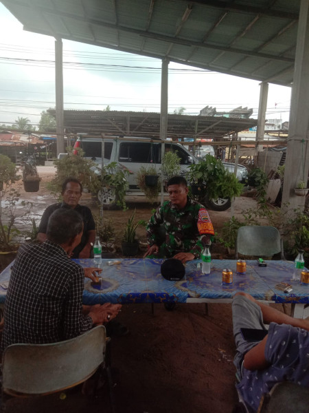 Sertu Afnal Ajak Masyarakat Jaga Bersama-sama Jaga Keamanan