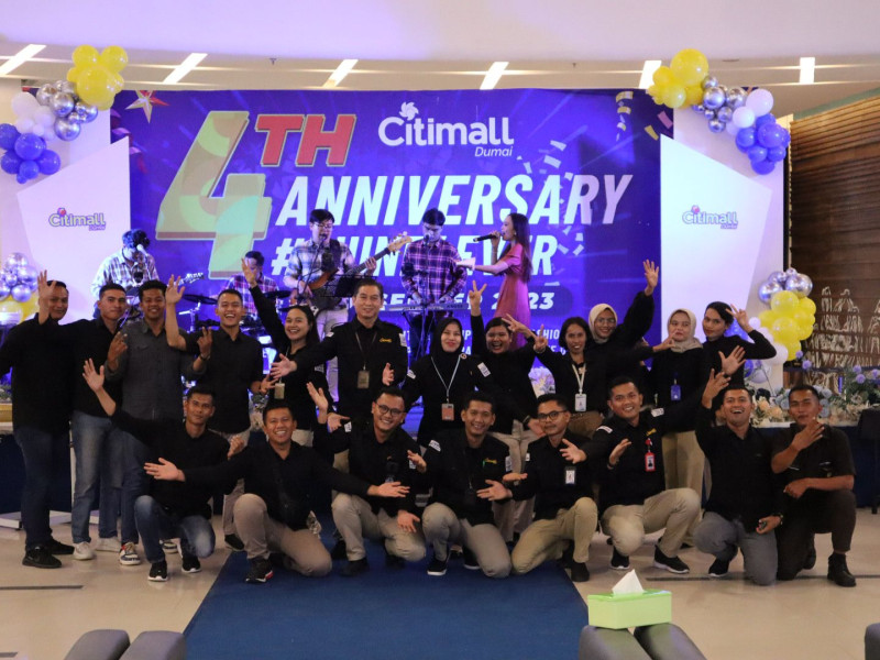 Rayakan  Ulang Tahun  ke Empat, Citimall Dumai Gelar Berbagai Perlombaan