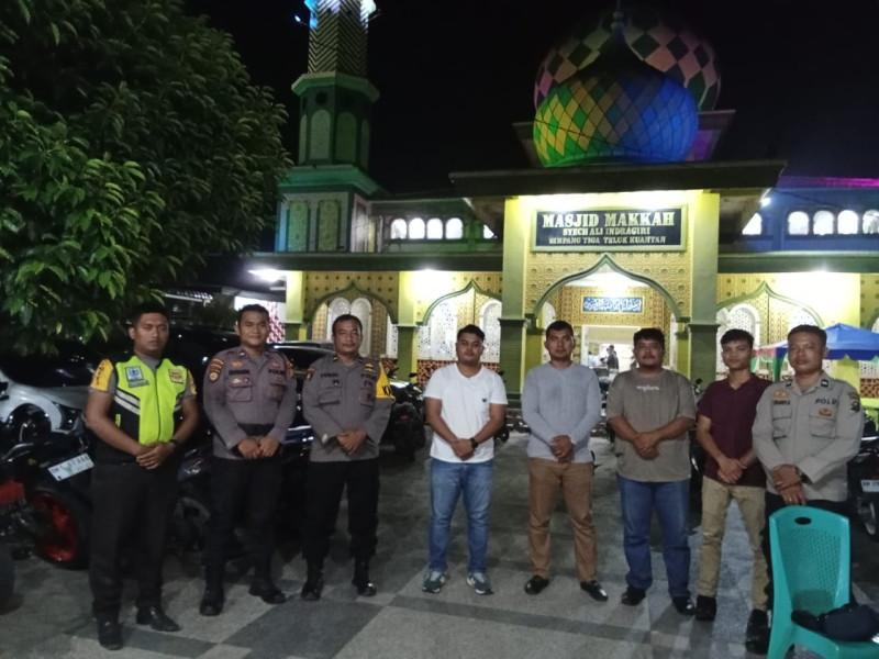 Polres Kuansing Laksanakan Pengamanan Shalat Tarawih Selama Bulan Suci Ramadhan 1445 H