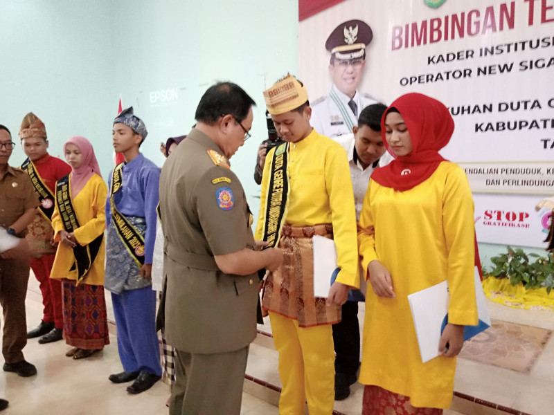 Digelar oleh DP2KBP3A Inhil, Bupati HM Wardan Kukuhkan Duta Genre 2023