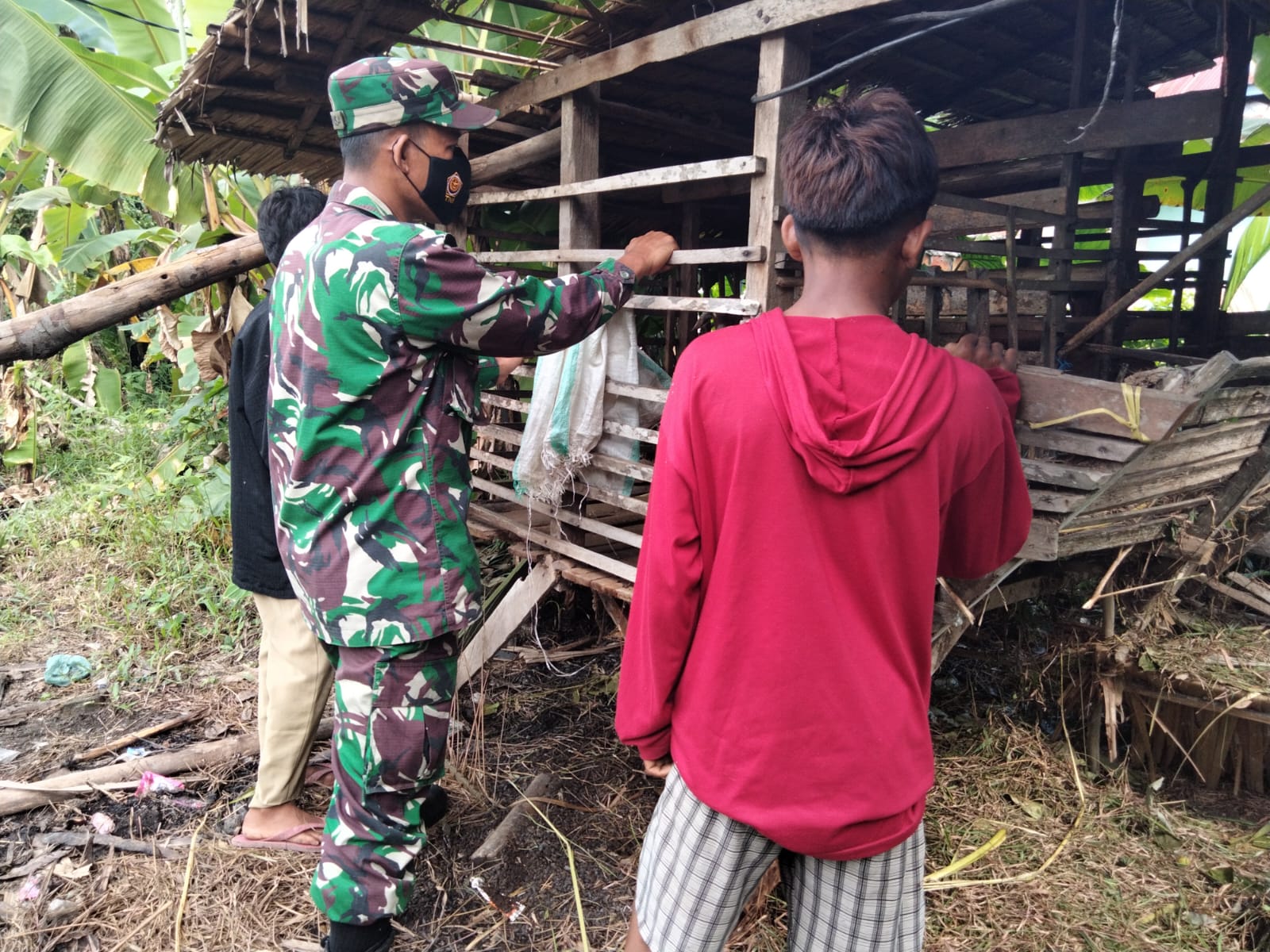 Amun Dapatkan Edukasi Dari Babinsa Terkait Pencegahan PMK