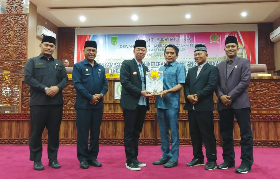 DPRD Rokan Hilir Gelar Rapat Paripurna Penyampaian LKPJ Bupati Tahun Anggaran 2022