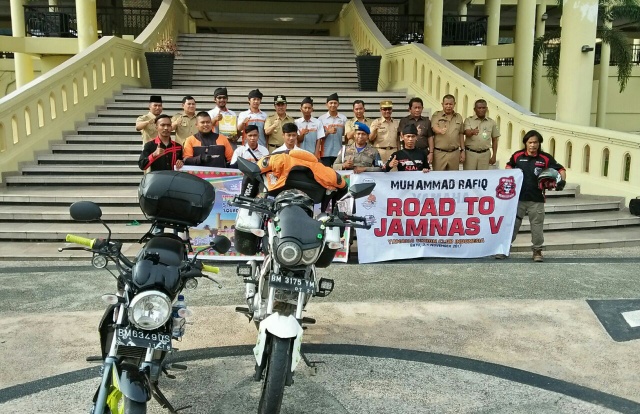 Lepas Bikers Siak Ikuti Jamnas YVCI di Jatim, Bupati Titip Promosi