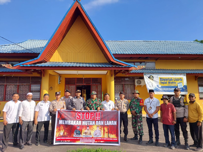 Kegiatan Patroli Gabungan di Kecamatan Medang Kampai Diikuti Pelda Hendrianto dan Personil Babinsa