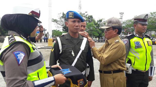 Pimpin Apel Gelar Pasukan, Bupati Bacakan Sambutan Kapolri