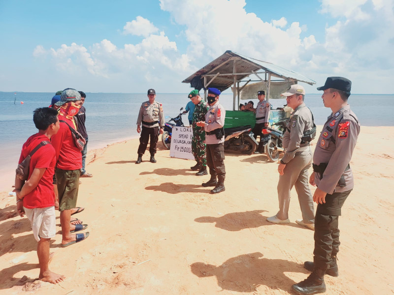 Serka Supriadi dan Tim Gabungan Laksanakan Patroli di Pos Yan Pantai Koneng