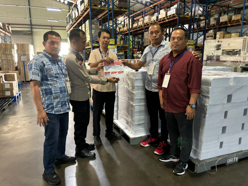 Bawaslu Dumai Meninjau Langsung Proses Pencetakan Surat Suara