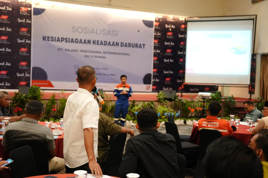 Langkah Kesiapsiagaan Pada Kondisi Keadaan Darurat, PT KPI Unit Dumai Gelar Sosialisasi Bagi Masyarakat