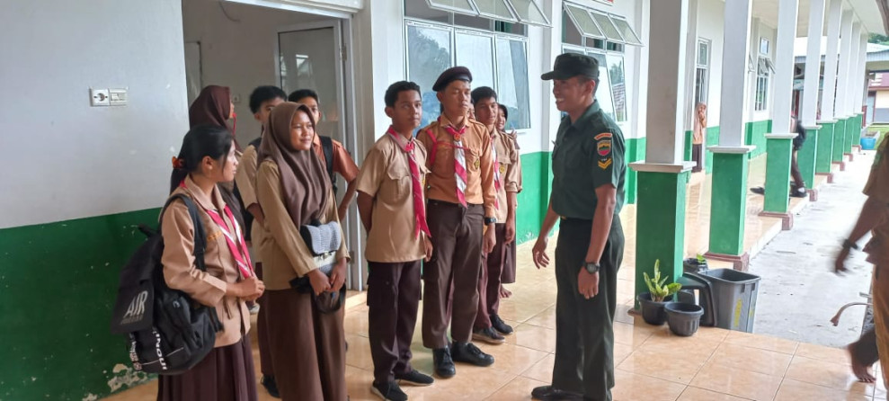 Serda C Saragih Jelaskan Nilai-nilai Pancasila Kepada Pelajar