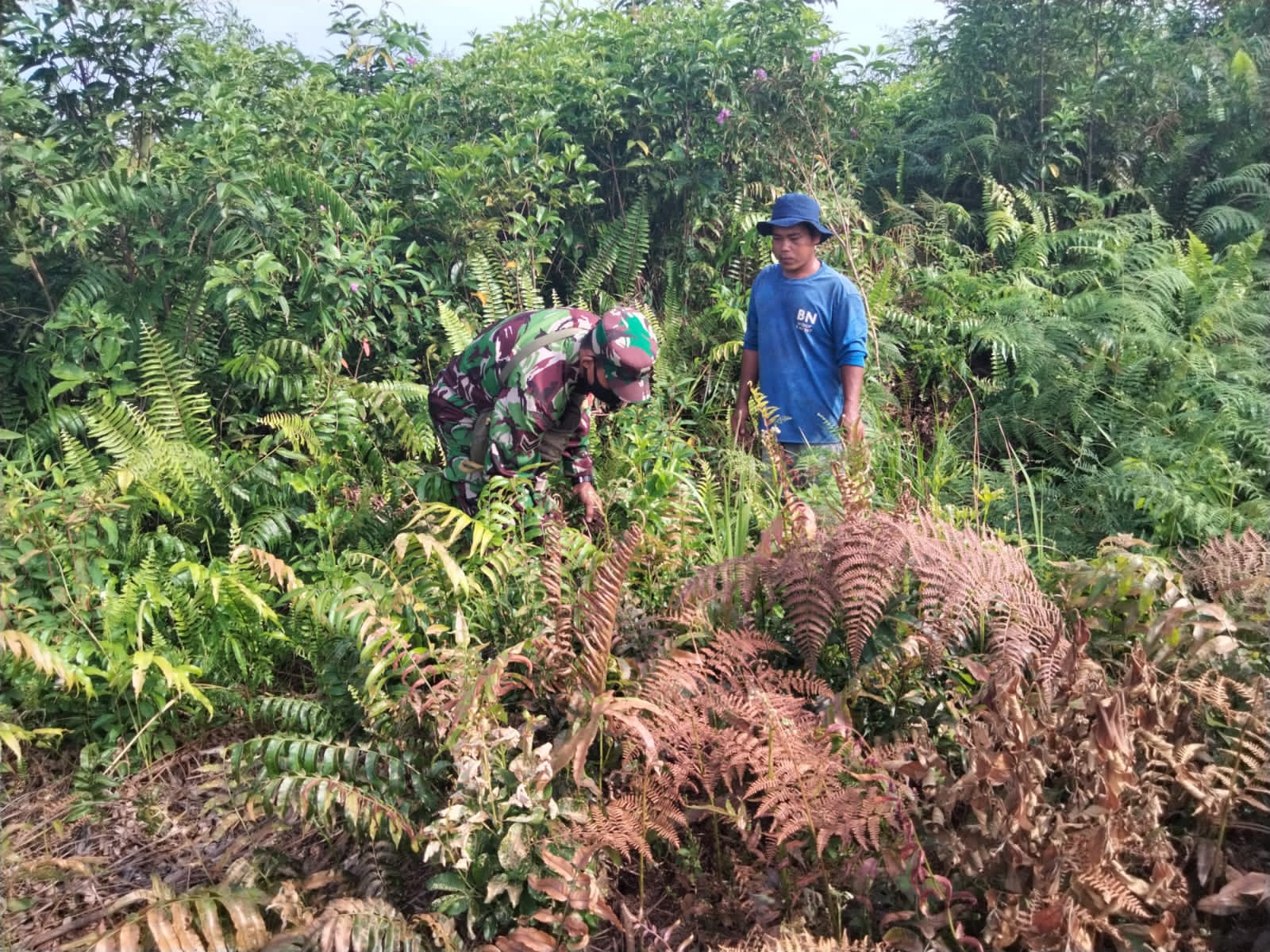 Giat Pencegahan Karhutla Oleh Sertu Sugianto