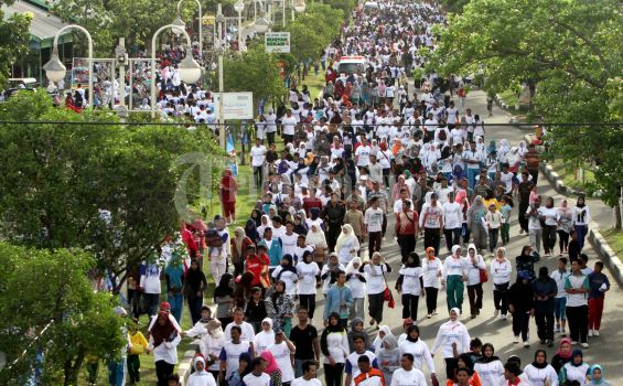 Sosialisasi Pilkada Pekanbaru, KPU Habiskan Rp29,2 Miliar untuk Jalan Santai Warga