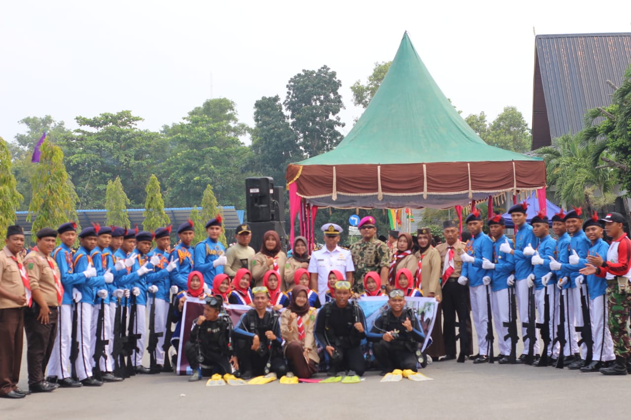 HUT Pramuka ke-58, Saka Bahari Tampilkan Pertunjukan yang Memukau
