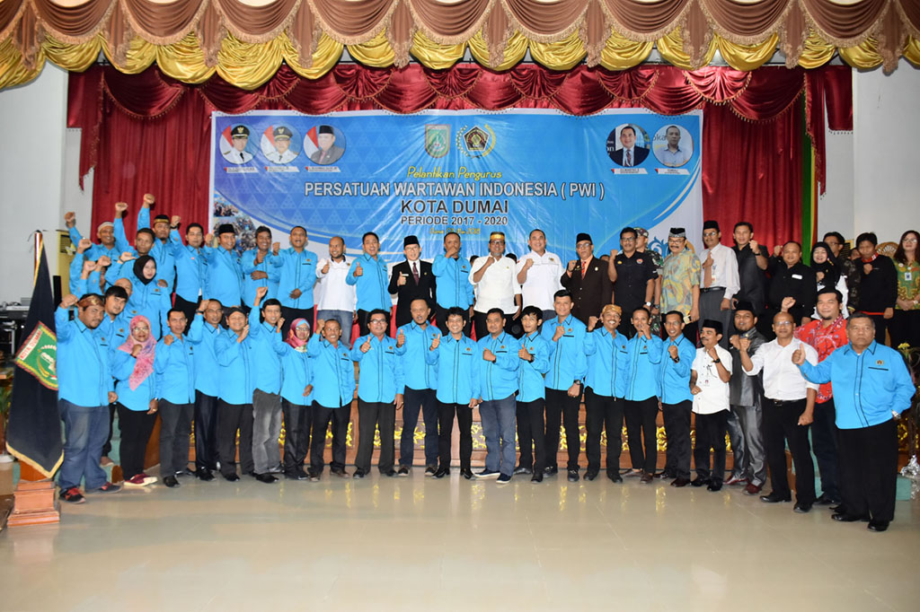 Kambali, Kembali Pimpin PWI Kota Dumai Periode 2017-2020
