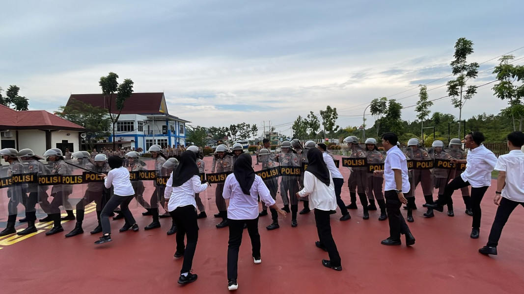 Asah Kemampuan Dalam Hadapi Pilkada, Polres Bintan Lakukan Latihan Dalmas