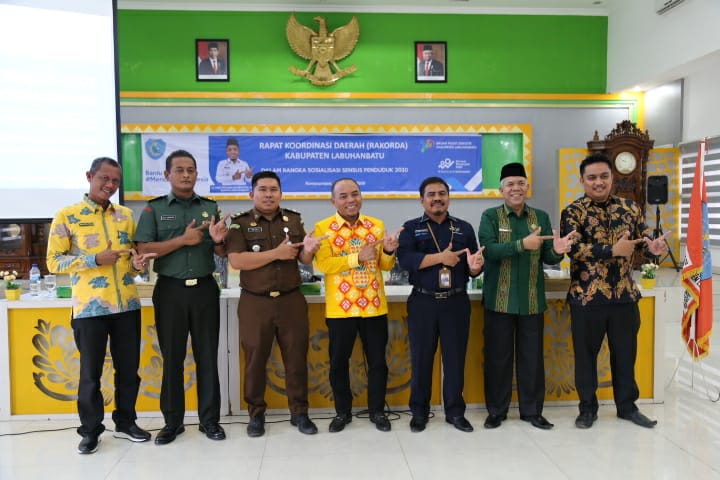 Bupati Labuhanbatu Membuka Kegiatan Rakorda Sosialisasi Sensus Penduduk Tahun 2020