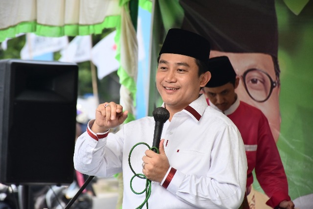 Balon Wagubri Zaman Now, Resmikan Balai Koalisi Pemenangan di Dumai